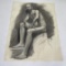 Frederick Kress Drawing Nude Study California