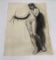 Frederick Kress Drawing Nude Study California