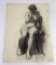 Frederick Kress Drawing Nude Study California