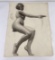 Frederick Kress Drawing Nude Study California