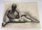 Frederick Kress Drawing Nude Study California