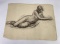 Frederick Kress Drawing Nude Study California