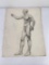 Frederick Kress Drawing Nude Study California