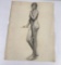 Frederick Kress Drawing Nude Study California