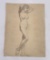 Frederick Kress Drawing Nude Study California