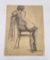 Frederick Kress Drawing Nude Study California