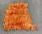 Cowboy Orange Angora Wool Chap Repair Material