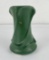 Weller Pottery Matte Green Twist Vase