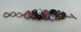 Sterling Silver Semi Precious Stone Bracelet