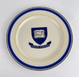 Yale University Dining China Plate