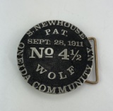 Newhouse SNOC 4 1/2 Wolf Trap Pan Belt Buckle