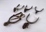 Group of Antique Single Cowboy Spurs