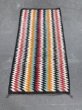 Navajo Indian Eye Dazzler Blanket Rug