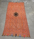 Antique Kashmir Paisley Jacquard Shawl