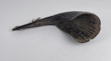 Plains Indian Carved Buffalo Horn Scoop Spoon