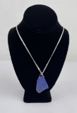 Lapis Lazuli Sterling Silver Necklace