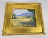 Taylor Lynde Montana Painting Entering a Big Field
