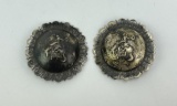 Keyston Brothers Sterling Silver Conchos