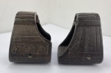 Pair of Antique Spanish Wood Stirrups