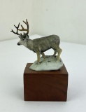 Ronald Lowery Bronze Mule Deer Montana