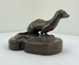 Plaster Ermine Artists Bronze Model