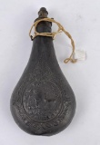 Antique Civil War Era Powder Flask