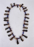 Plains Indian Buffalo Tooth Necklace