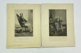 Pair of Author Engravings Longfellow Couper