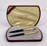 14k Gold Eversharp 64 Sixty Four Fountain Pen Set