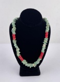 Navajo Turquoise Coral Necklace