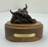 Dave Hodges Bronze Buffalo Skull