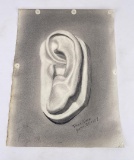 Frederick Kress Drawing Ear Study California
