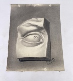 Frederick Kress Drawing Eye Study California
