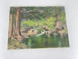 Frederick Kress Painting Lake Tahoe California