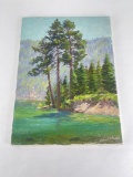 Frederick Kress Painting Lake Tahoe California