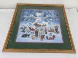 Charles Wysocki Jingle Bell Teddy & Friends Print