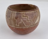 Antique Maricopa Indian Pottery Bowl