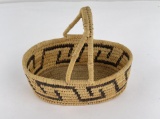 Papago Indian Handled Basket