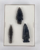 Group of Obsidian Arrowheads