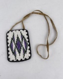 Montana Indian Made Beaded Bag Pouch