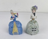 Pair of Victorian Porcelain Perfume Bottles