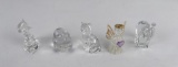 Group of Art Glass Figurines