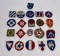 Lot of Assorted WW2 Shoulder Patches