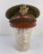 WW2 Army Officers Felt Peak Hat 7 1/8