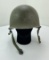 WW2 US Army Fixed D Bale M1 Helmet