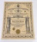 Antique Masonic Document Certificate