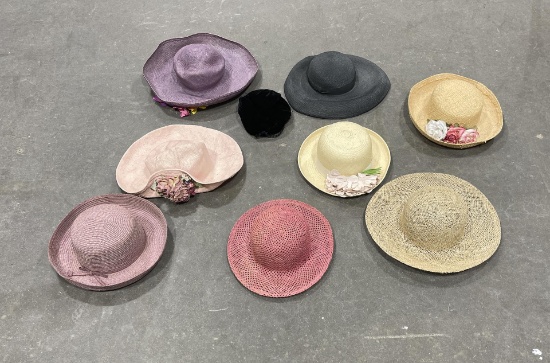Group of Antique Ladies Hats