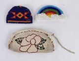 Group of Montana Indian Beaded Wallets