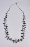 Old Pawn Navajo Heishi Fetish Necklace