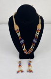 Montana Indian Made Necklace & Earrings